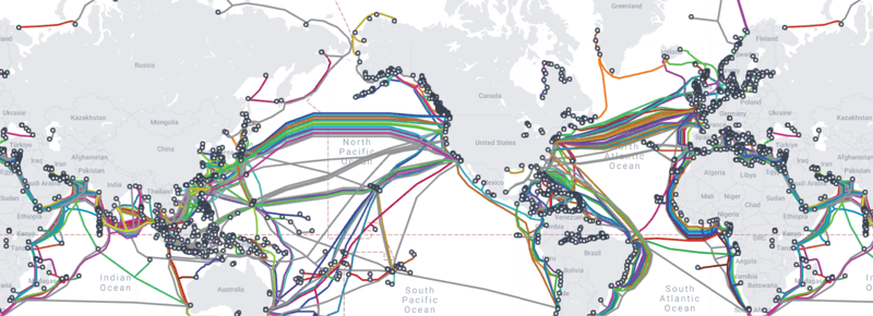 Interactive Cable Map Banner