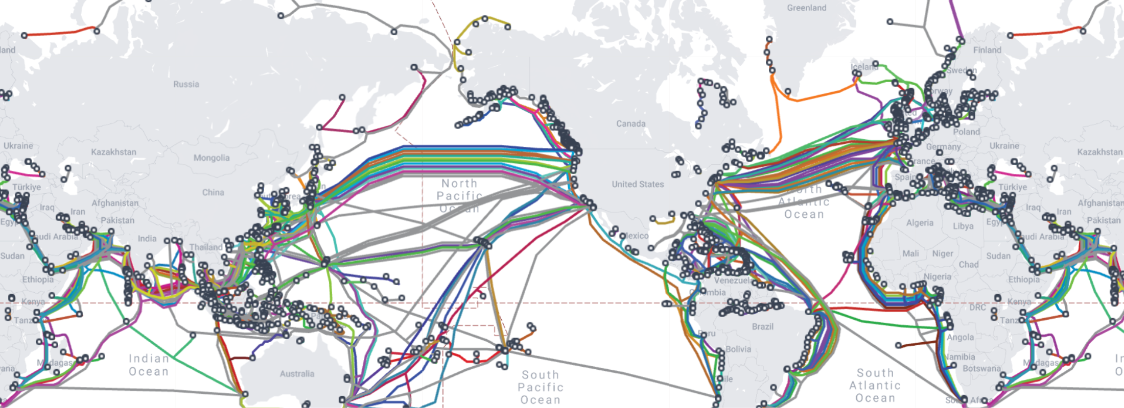Interactive Cable Map Banner