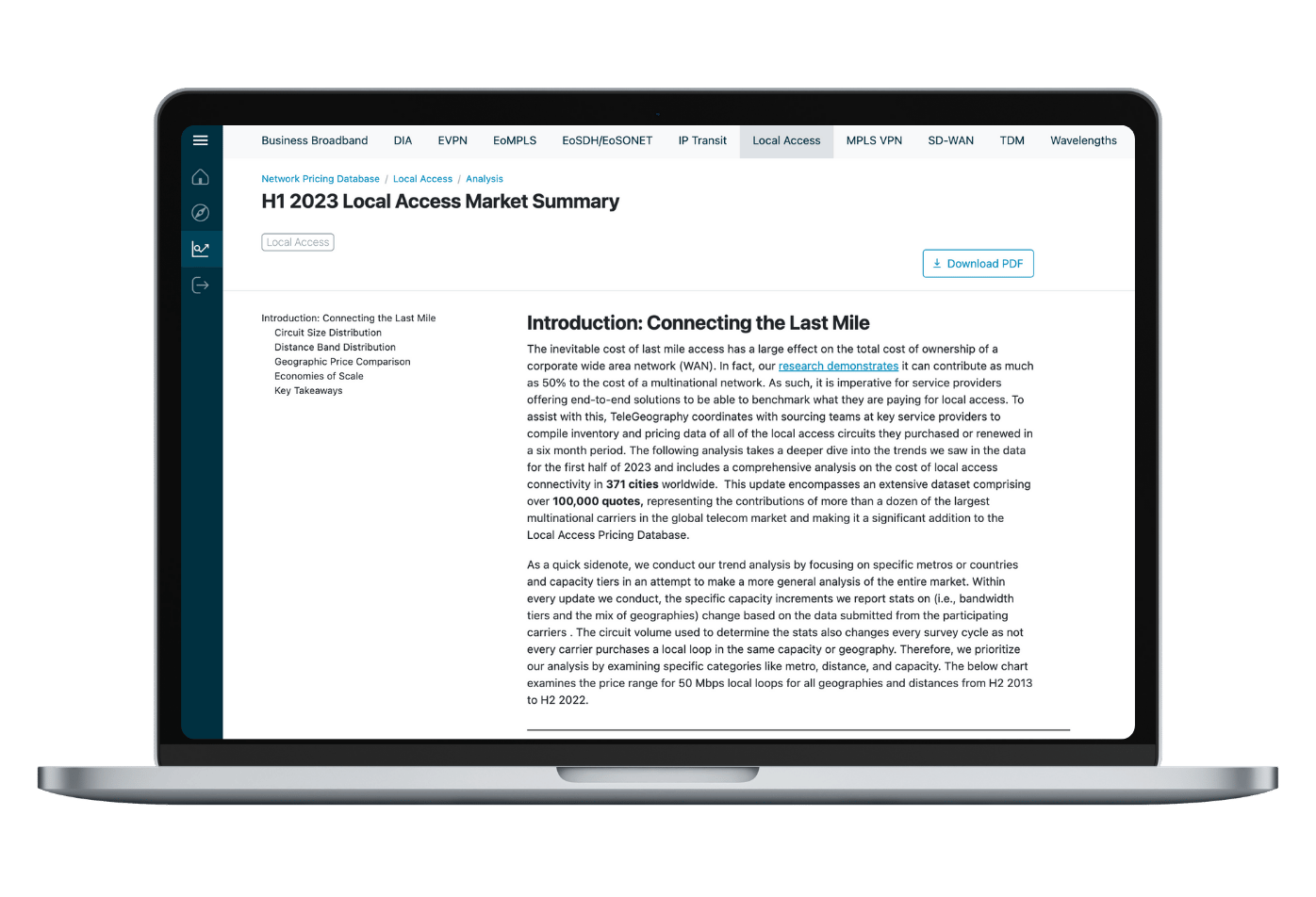 Local Access product 1