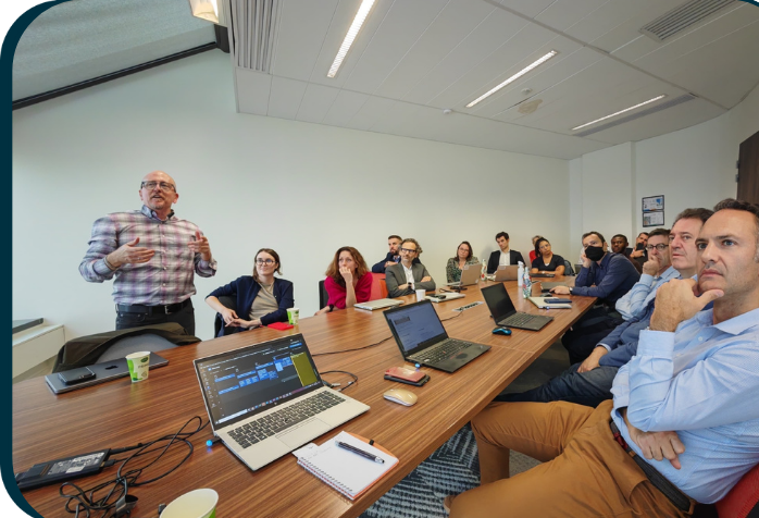 Patrick Presenting to Customers