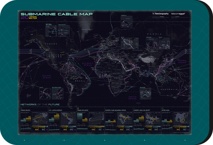 Telecom Cell Map TeleGeography | Telecom Maps