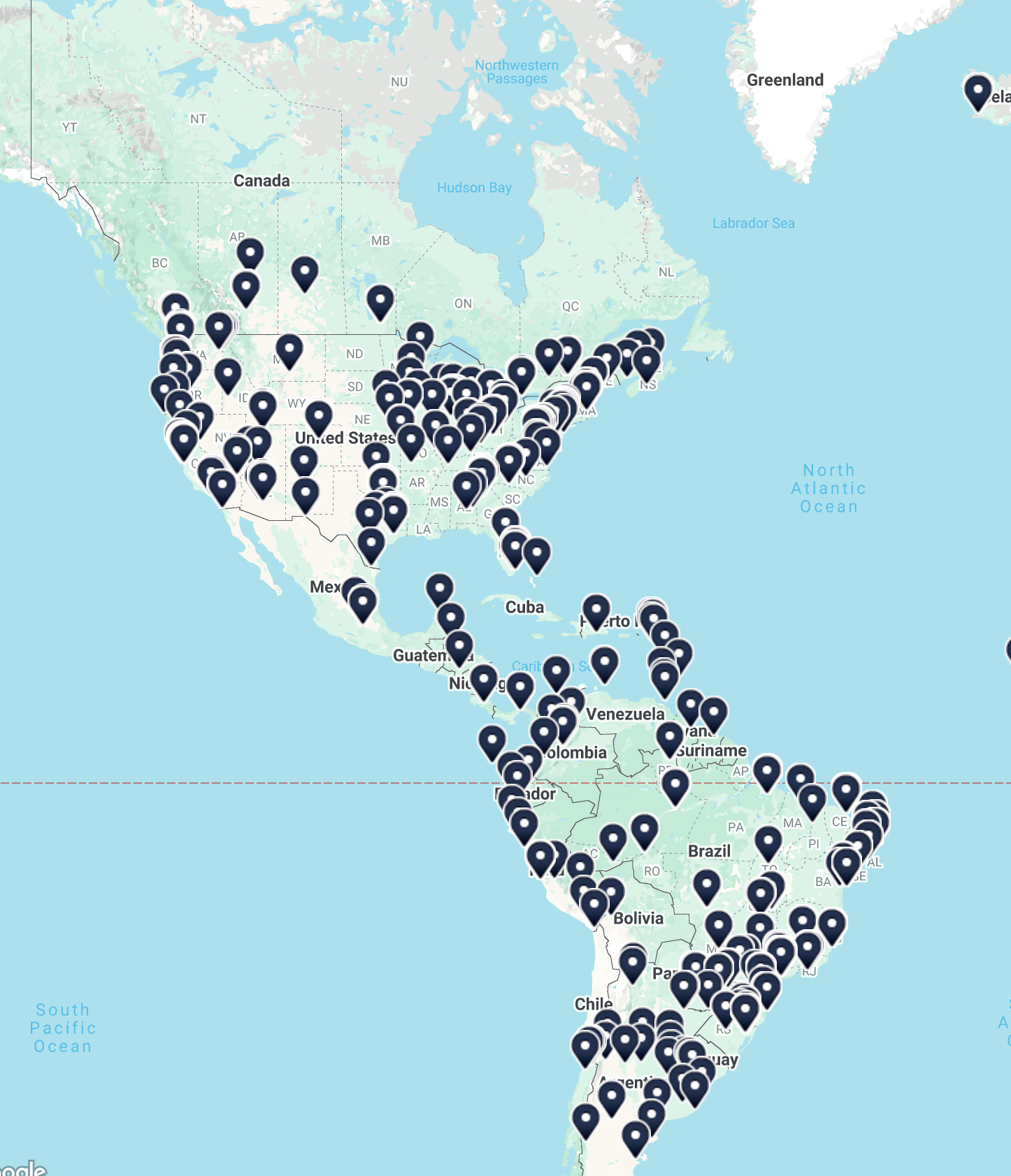 Internet -Exchange-Map
