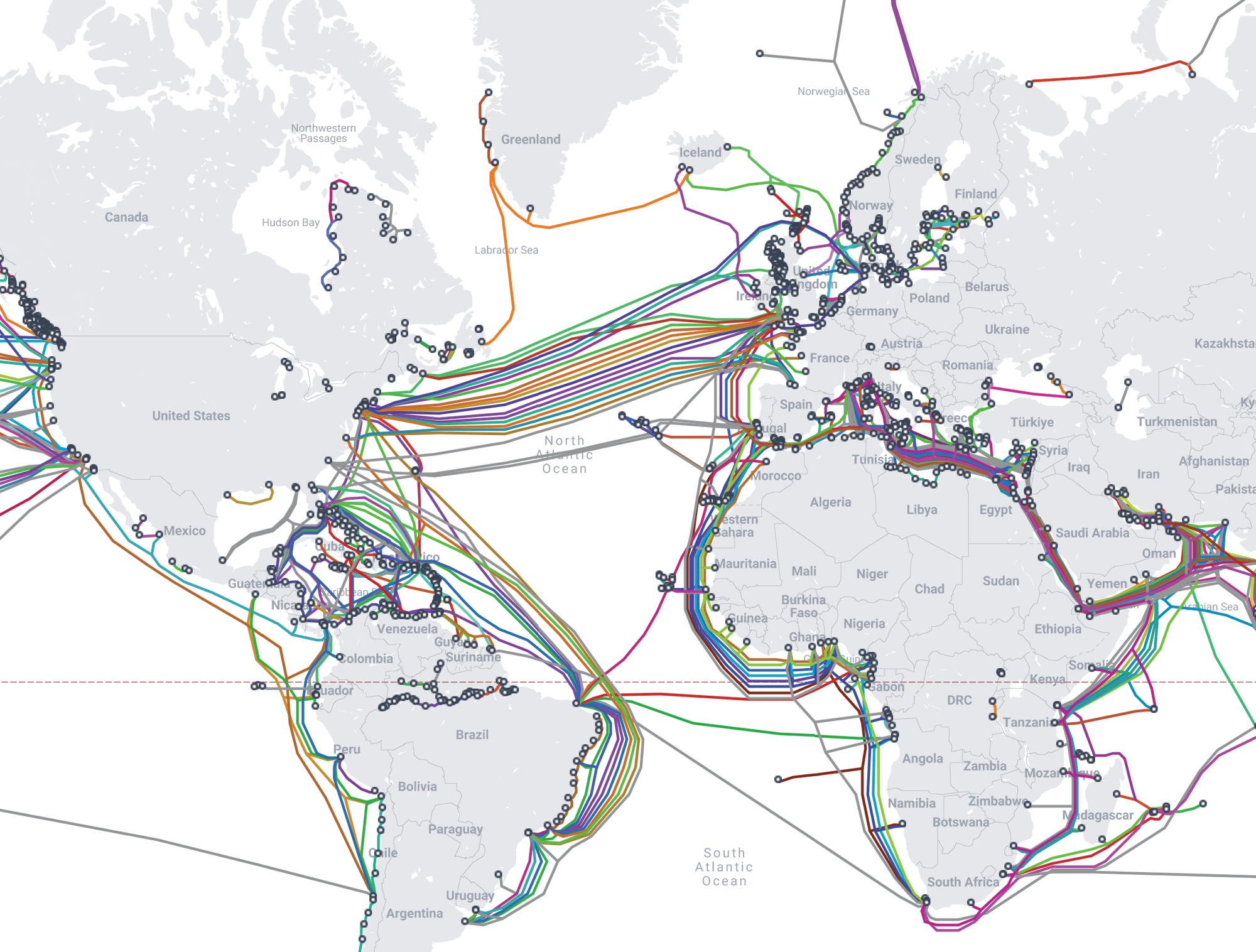 Submarine Cable Map
