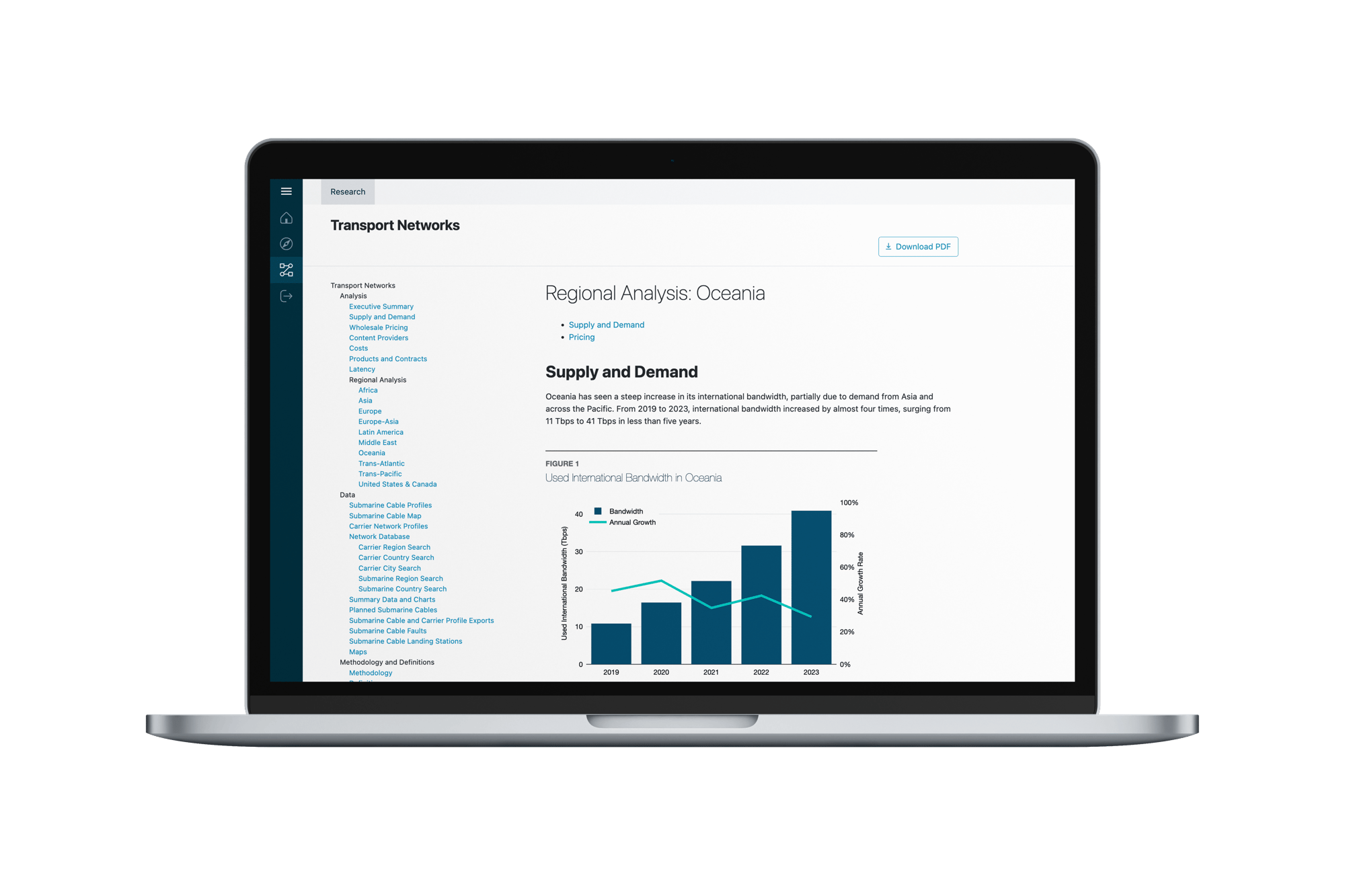 Transport Networks Research Service product 1