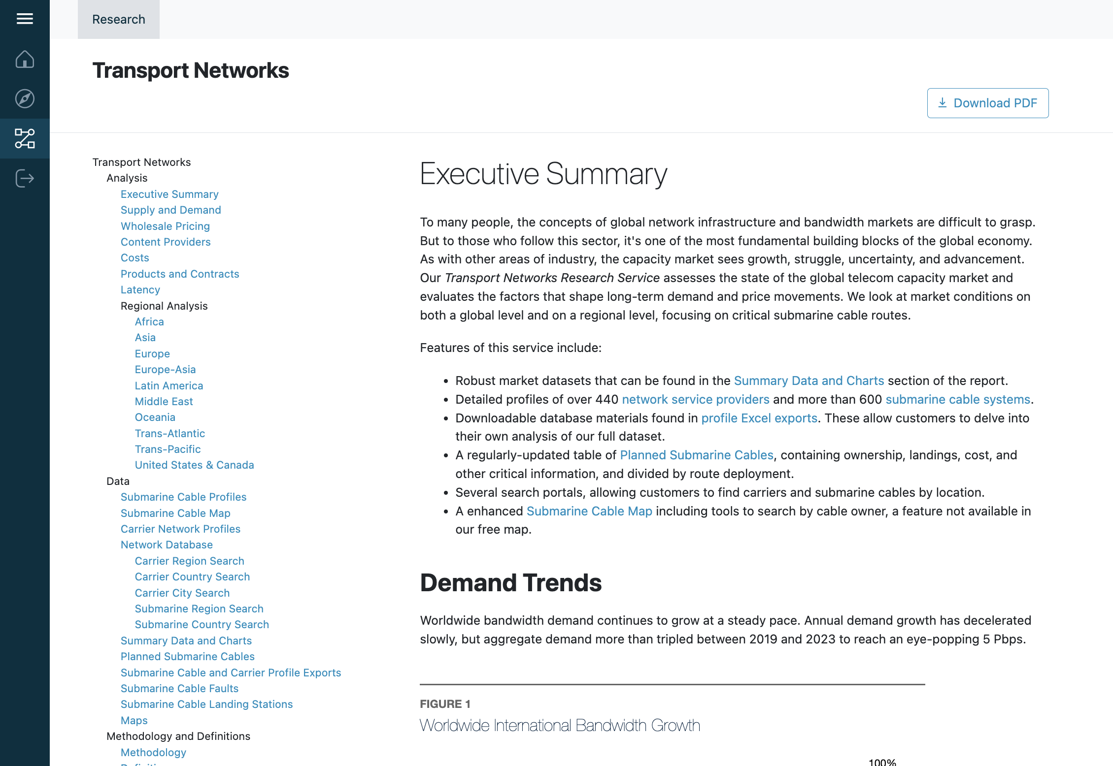 Transport Networks Research Exec Summary