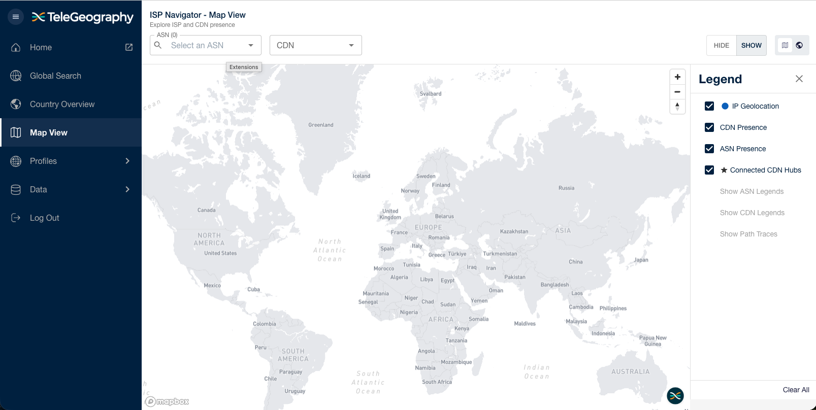 ISP Navigator Map View